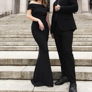 Elegant Black Formal Gown